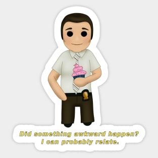 Charles Boyle Quote Chibi Sticker